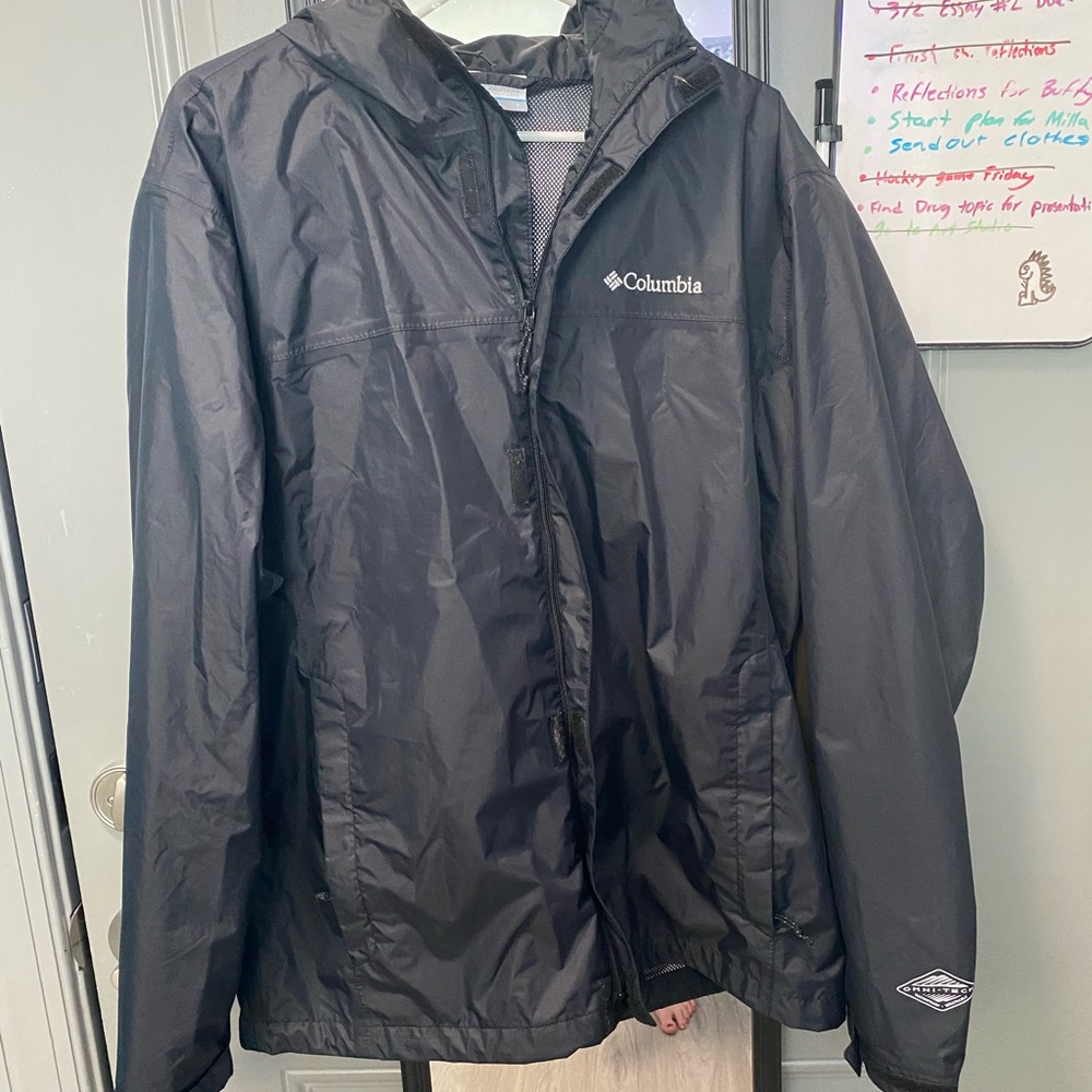 Black Columbia Raincoat